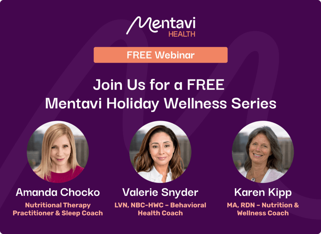 Join Us for a FREE Mentavi Holiday Wellness Series 14 11 25 min image